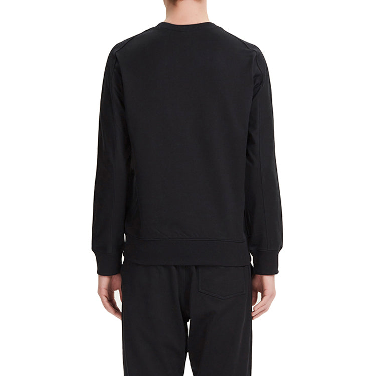 Men's Y-3 Solid Color Casual Round Neck Loose Black DY7239