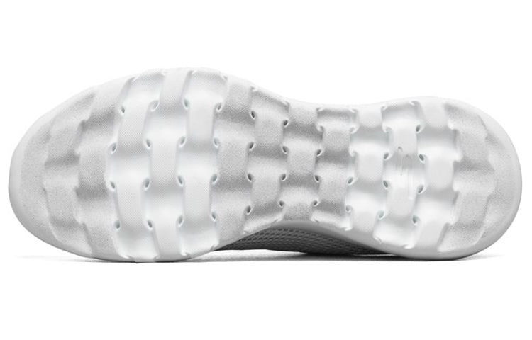 (WMNS) Skechers Go Walk Joy Running Shoes White/Green 15641-WMT