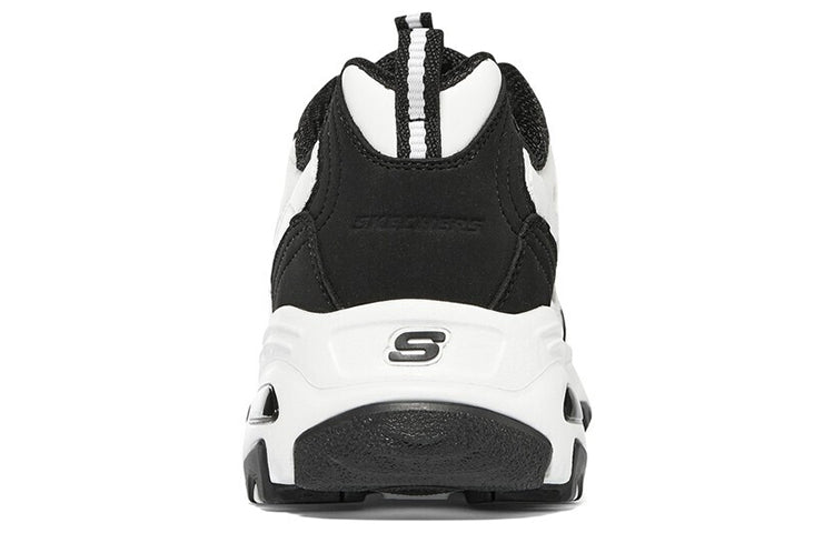 (WMNS) Skechers DLites 'Black White' 896079-WBK
