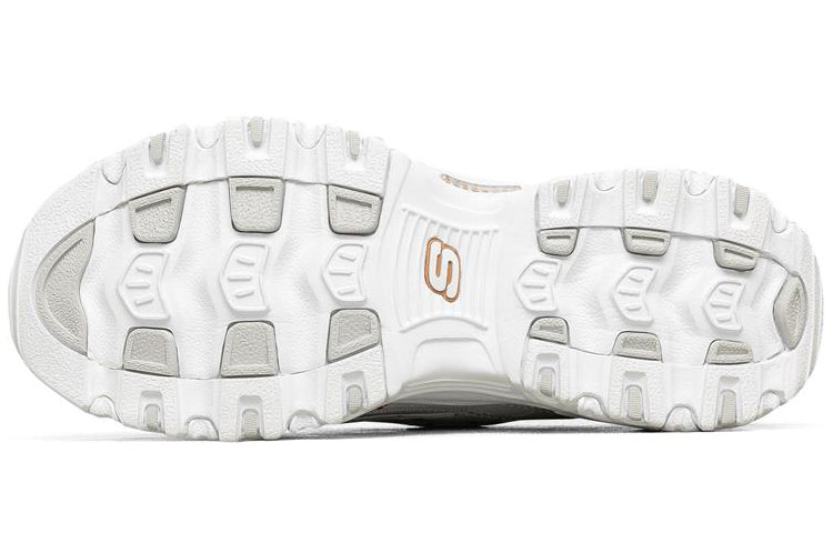 (WMNS) Skechers D'Lites 1.0 'White Gold' 149901-WGD