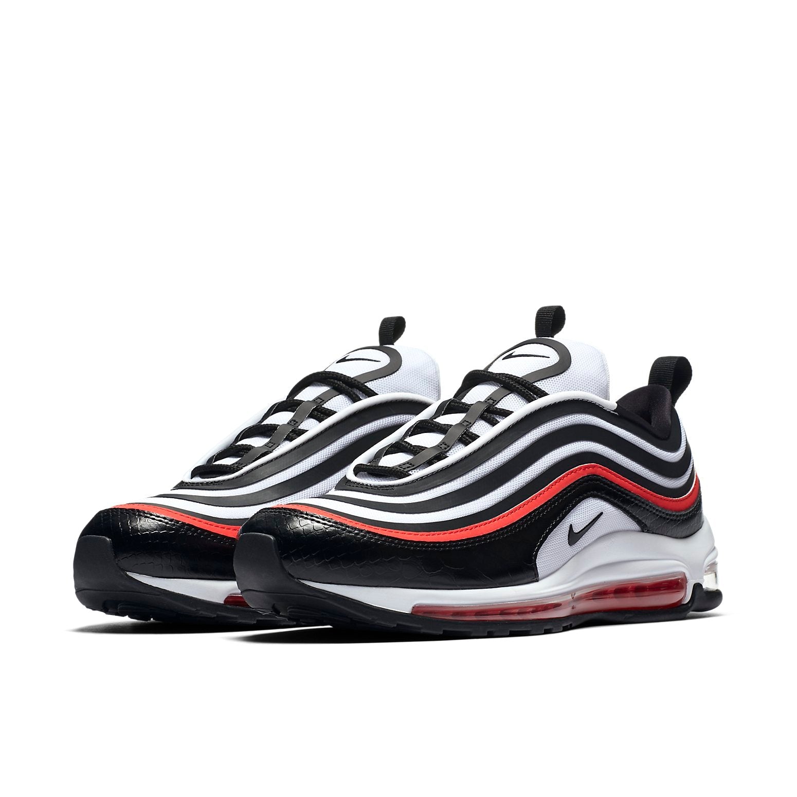 (WMNS) Nike Air Max 97 Ultra 17 'Black White Habanero Red' AH6806-005