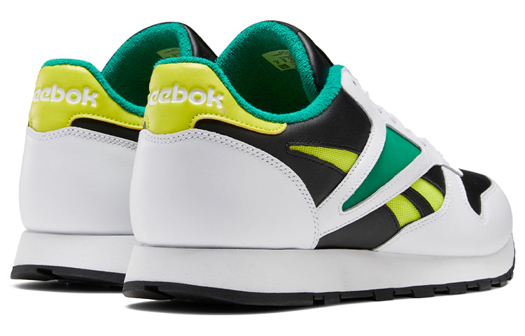 Reebok Classic Leather Mark 'Black Hero Yellow' EF7848
