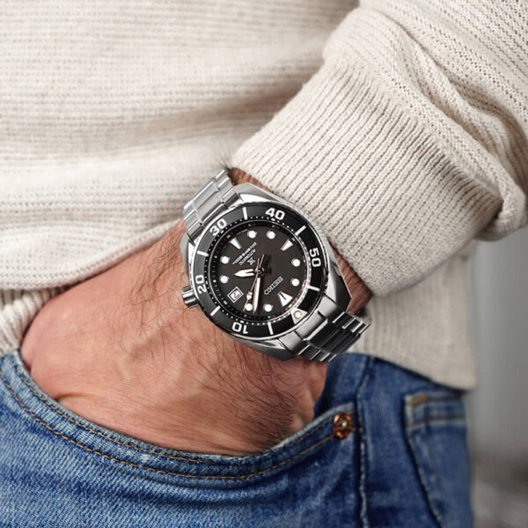 SEIKO Prospex Series Mechanical 'Black Silver' SPB101J1