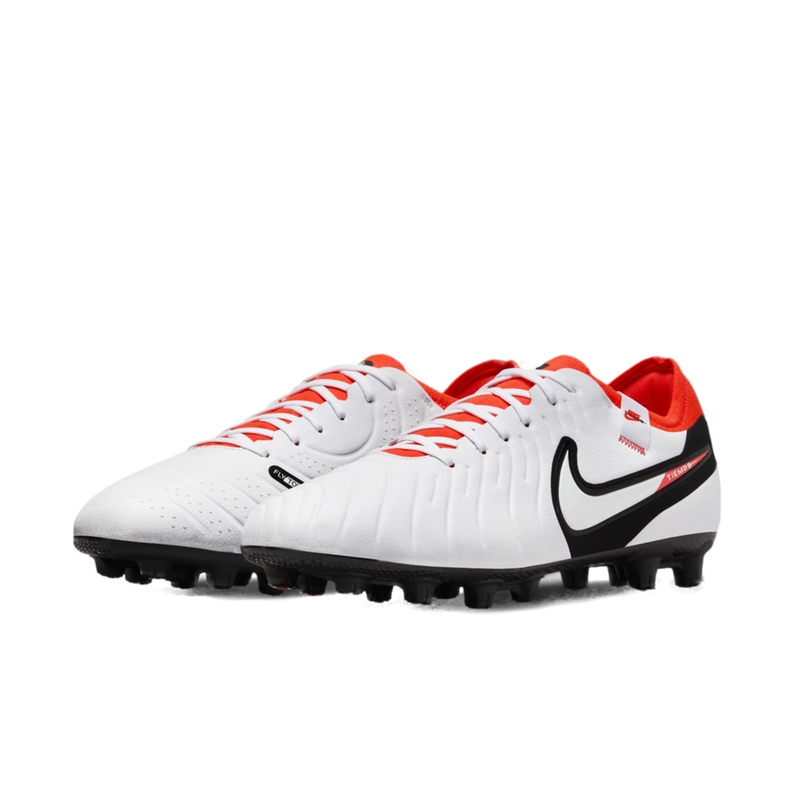 Nike Tiempo Legend 10 Pro HG Low-Top 'White Bright Crimson' DV4332-100