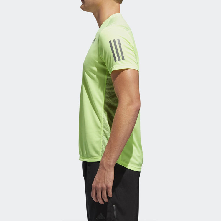 adidas Own The Run TEE Running Short Sleeve Fluorescence Yellow DX1316