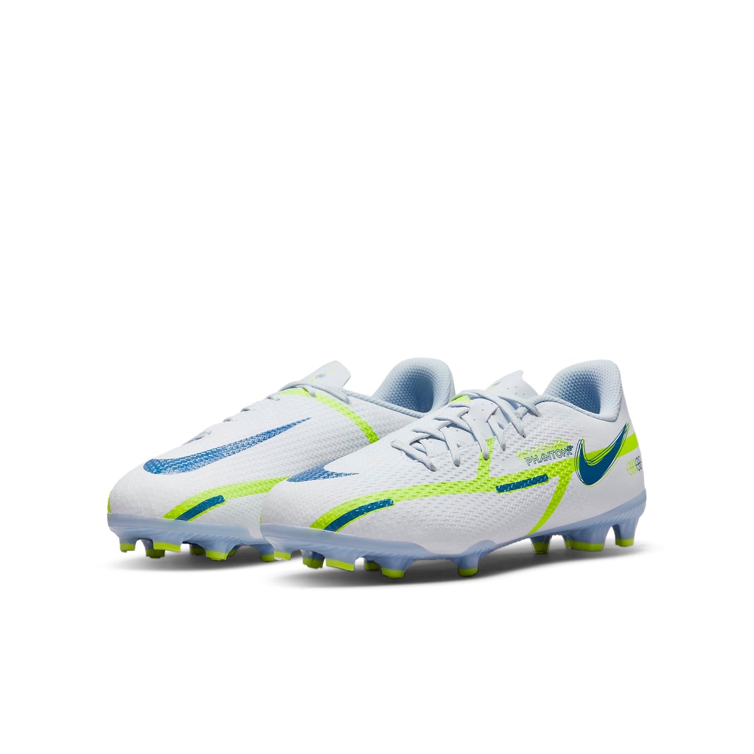 (GS) Nike Phantom GT2 Academy MG 'Grey Dark Marina Blue' DC0812-054