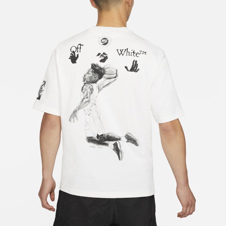 Air Jordan x Off-White MJ T-Shirt Asia Sizing 'White' DB4301-100