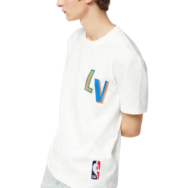 LOUIS VUITTON x NBA Logo Letter Print White 1A8X8R