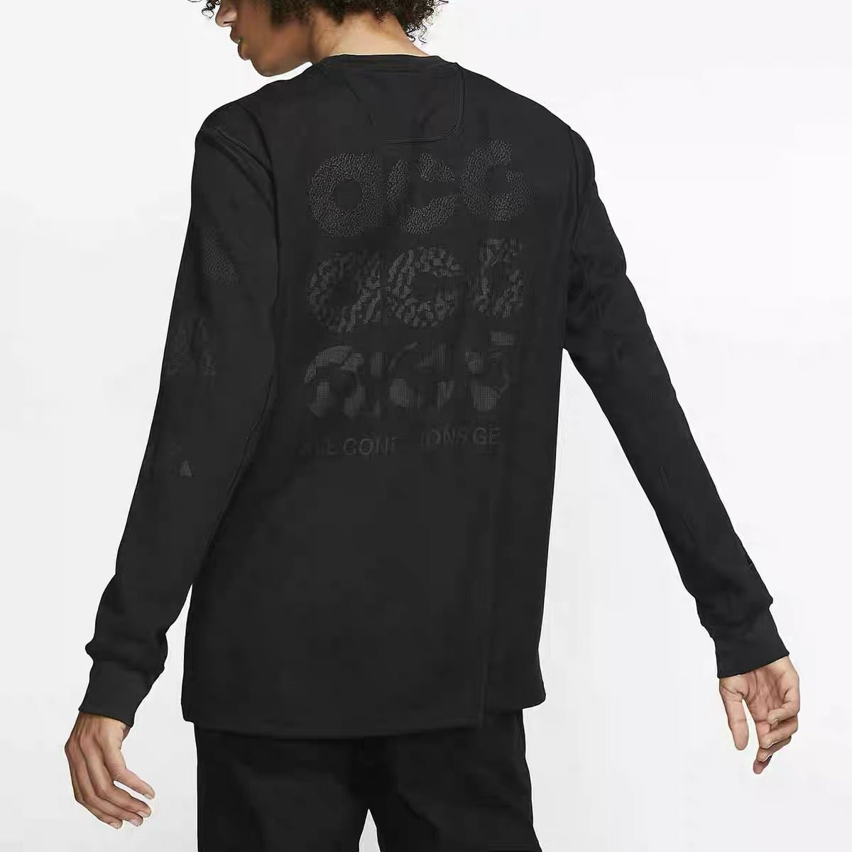 Men's Nike ACG Logo Printing Sports Pullover Round Neck Long Sleeves T-Shirt CD7657-010