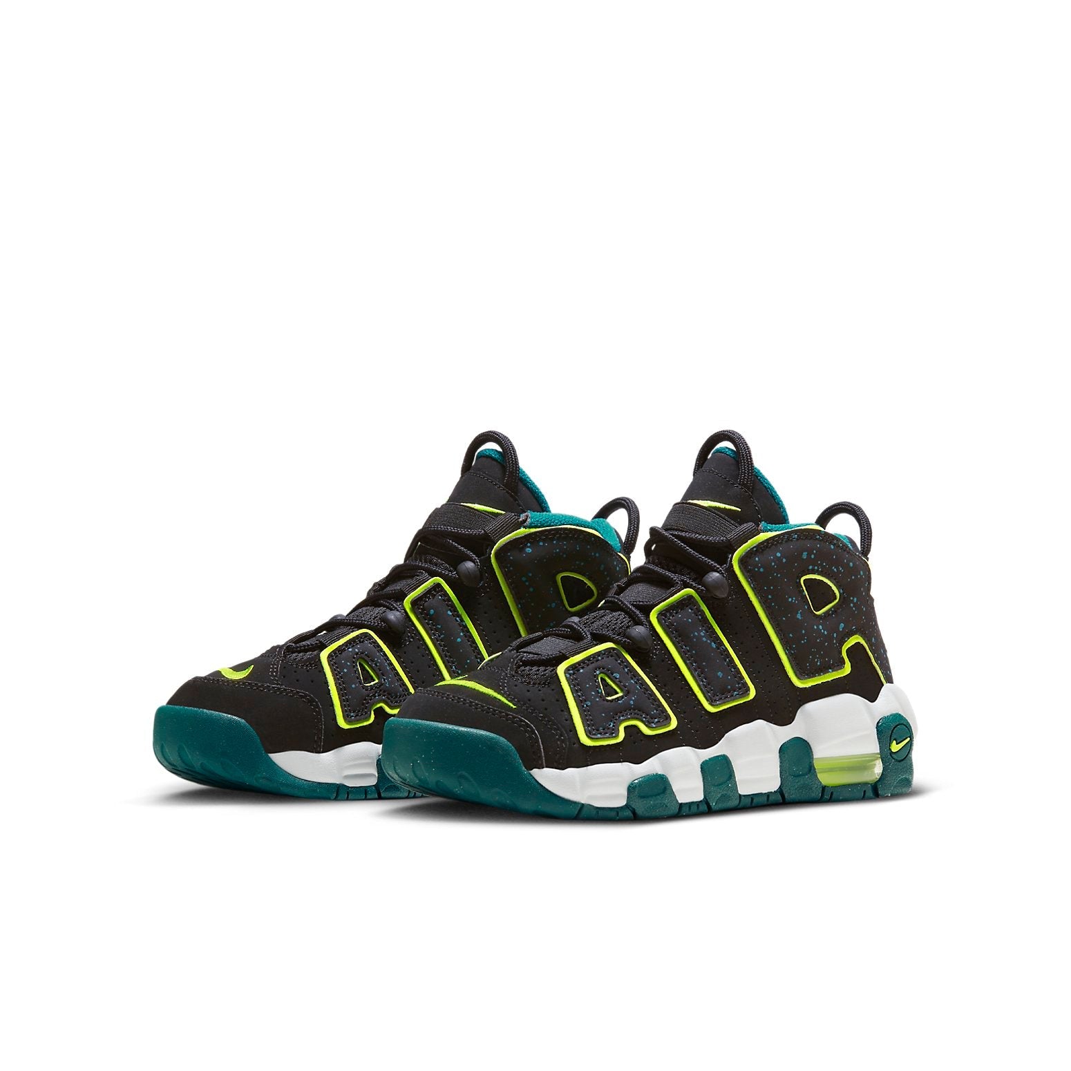 (GS) Nike Air More Uptempo 'Black Volt Geode Teal' DZ2809-001