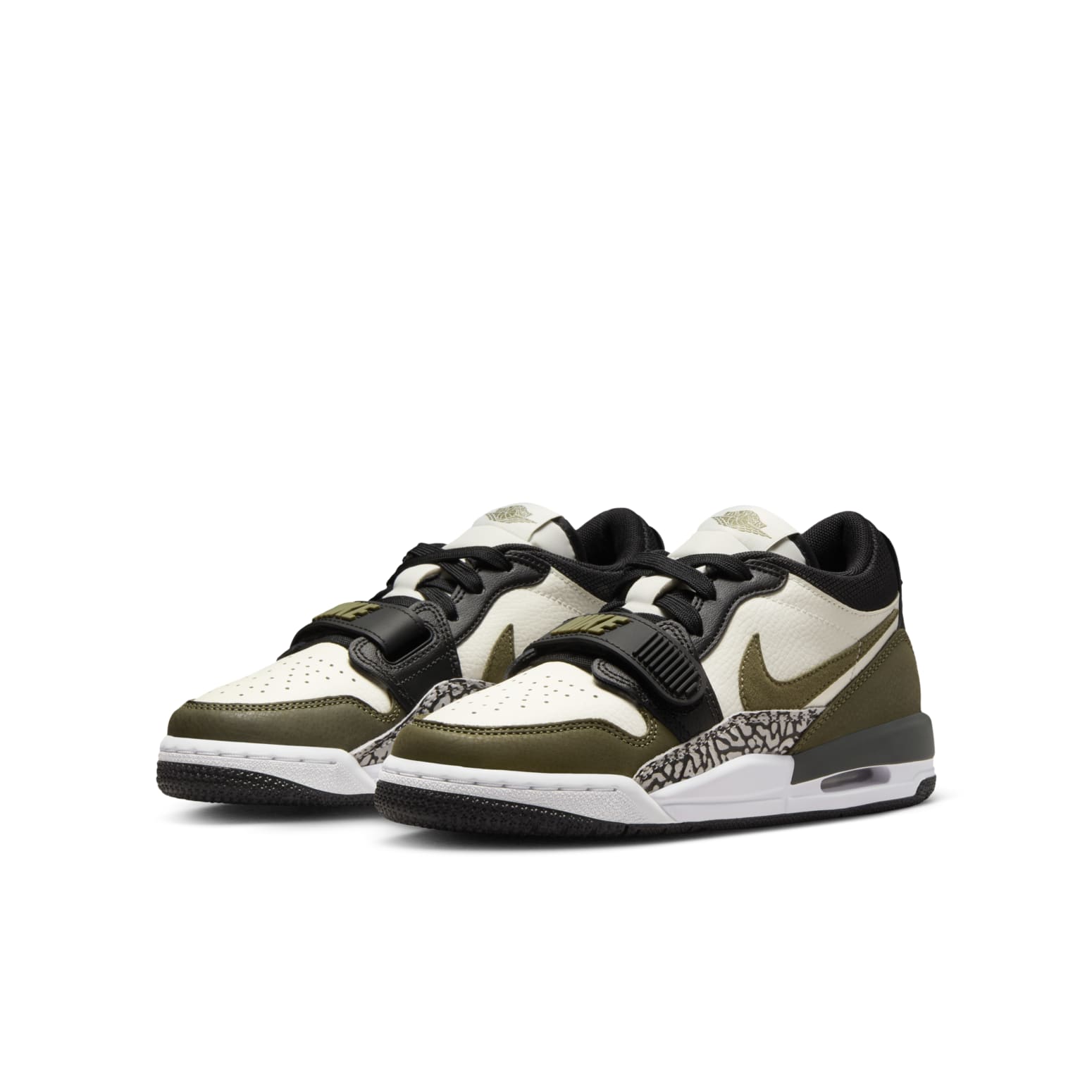 (GS) Air Jordan Legacy 312 Low 'Black Medium Olive' CD9054-120
