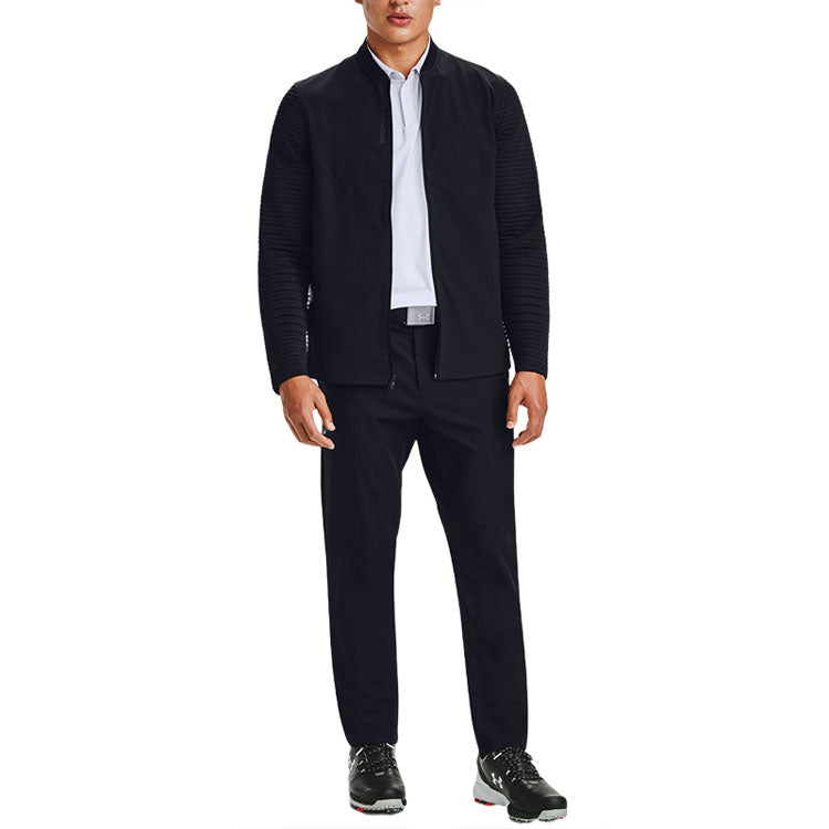 Under Armour Golf Sports Zipper Coat Male Black 1360510-001