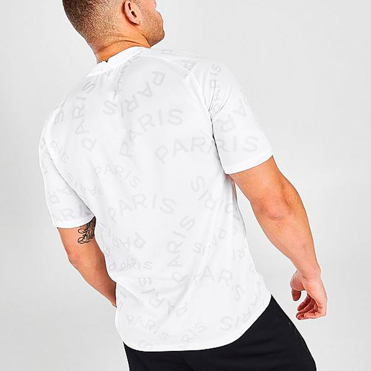 Air Jordan Paris Saint-Germain 20/21 Training Jersey 'White' CW9489-101