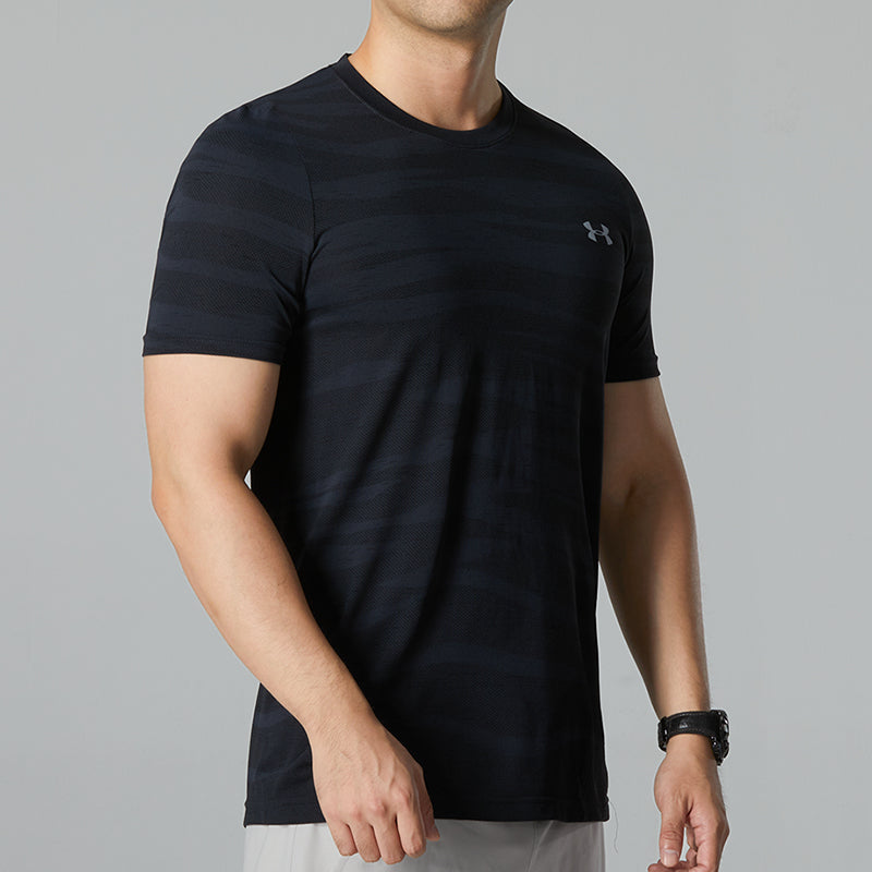Under Armour Seamless Wave T-shirt 'Black' 1373726-001