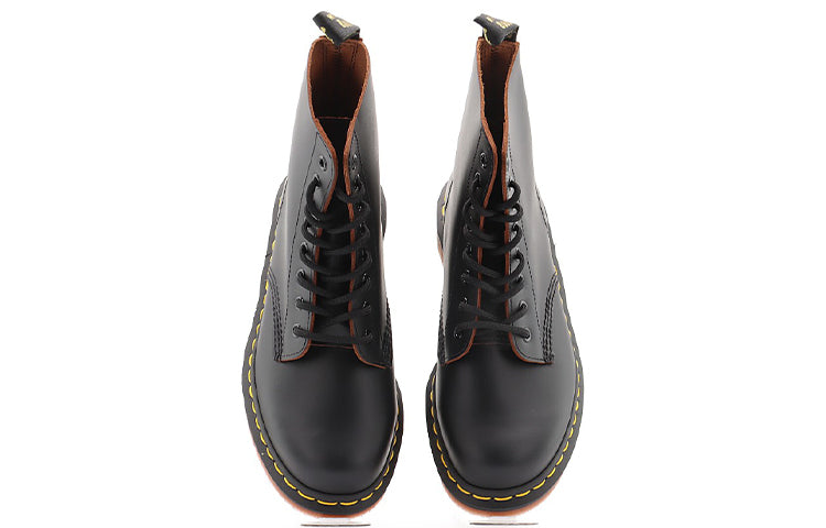 Dr. Martens 1460 Vintage Made In England Lace Up Boot 'Black Quilon' 12308001