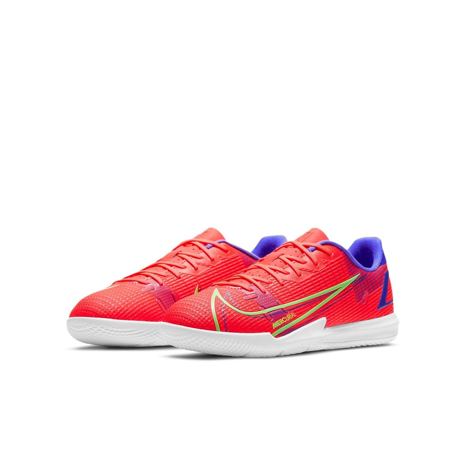 (GS) Nike Mercurial Vapor 14 Academy IC 'Orange White Blue' CV0815-600