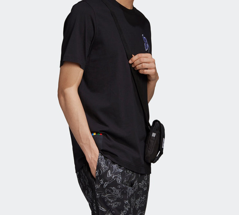 adidas x Disney Goofy Crossover Logo Short Sleeve Black GD6024
