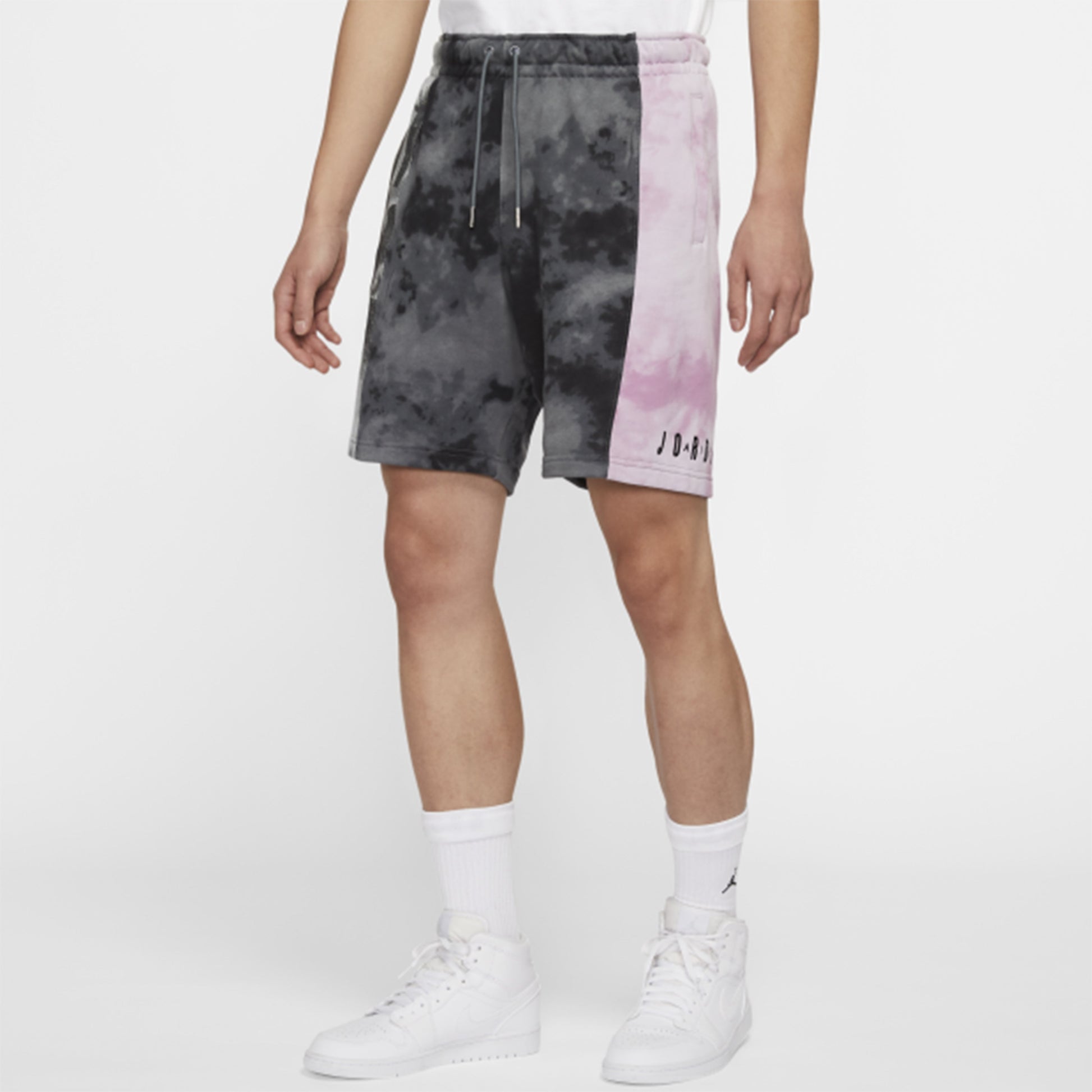 Air Jordan Sport DNA Embroidered Pattern Contrast Color Stitching Shorts Gray CD5737-084