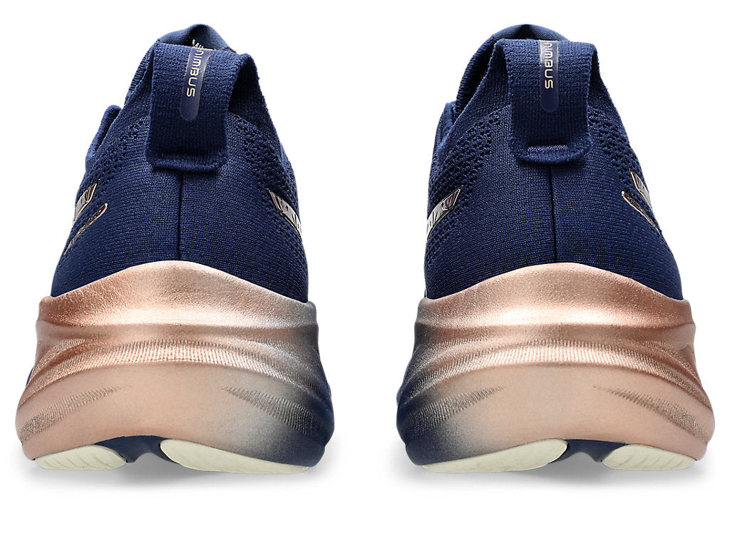 (WMNS) ASICS Gel-Nimbus 26 Platinum 'Navy' 1012B740-400