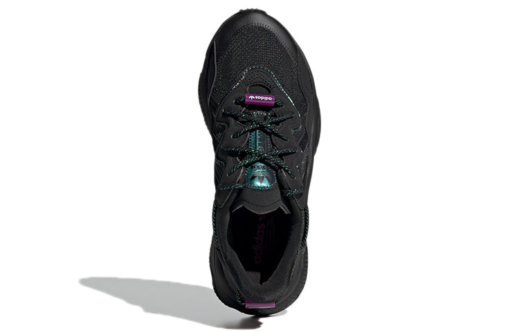 (WMNS) adidas Ozweego 'Black Green Sonic' GW3318