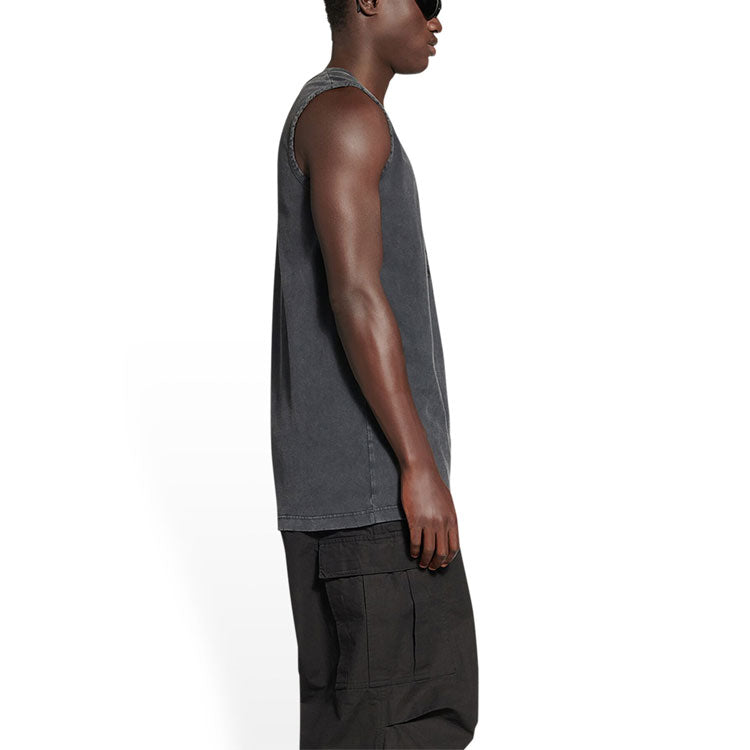 Balenciaga Property Loose Tank Top 'Washed Black' 697880TMVI11055