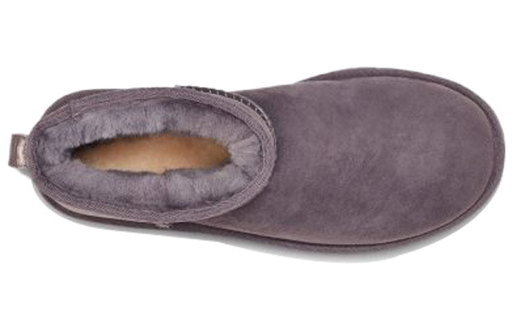 (WMNS) UGG Classic Mini II Metallic Short Boots 2.0 Purple Gray 1112531-NHT