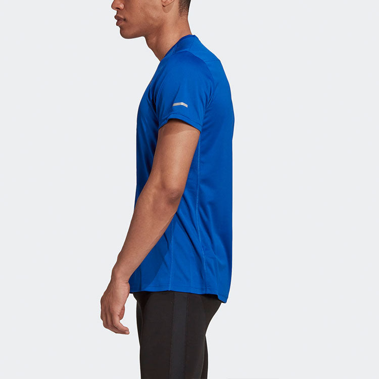 adidas Logo Printing Running Sports Male Blue GC9094