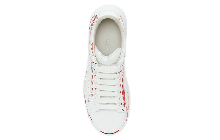 Alexander McQueen Oversized Sneaker 'White Lust Red Print' 662642WIA4Q9676