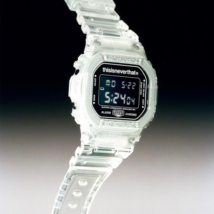 CASIO G-Shock x THISISNEVERTHAT Digital 'Clear' DW-5600TINT23-7DF