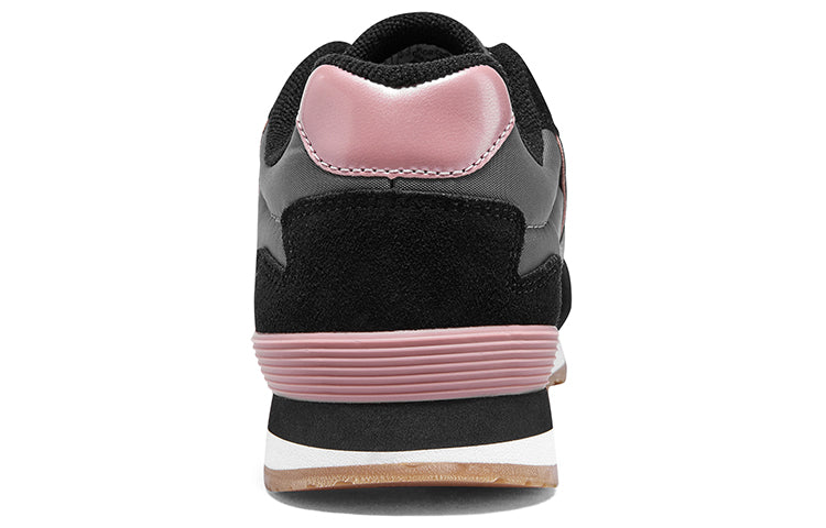 (WMNS) Skechers OG 85 'Black Grey Pink' 177001-BLK
