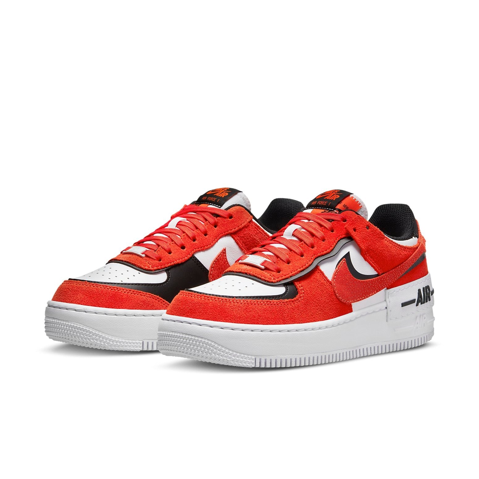 (WMNS) Nike Air Force 1 Shadow 'Cracked Leather - Rush Orange' DQ8586-800