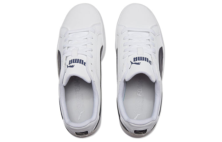PUMA Smash Vulc White/Blue 359622-10