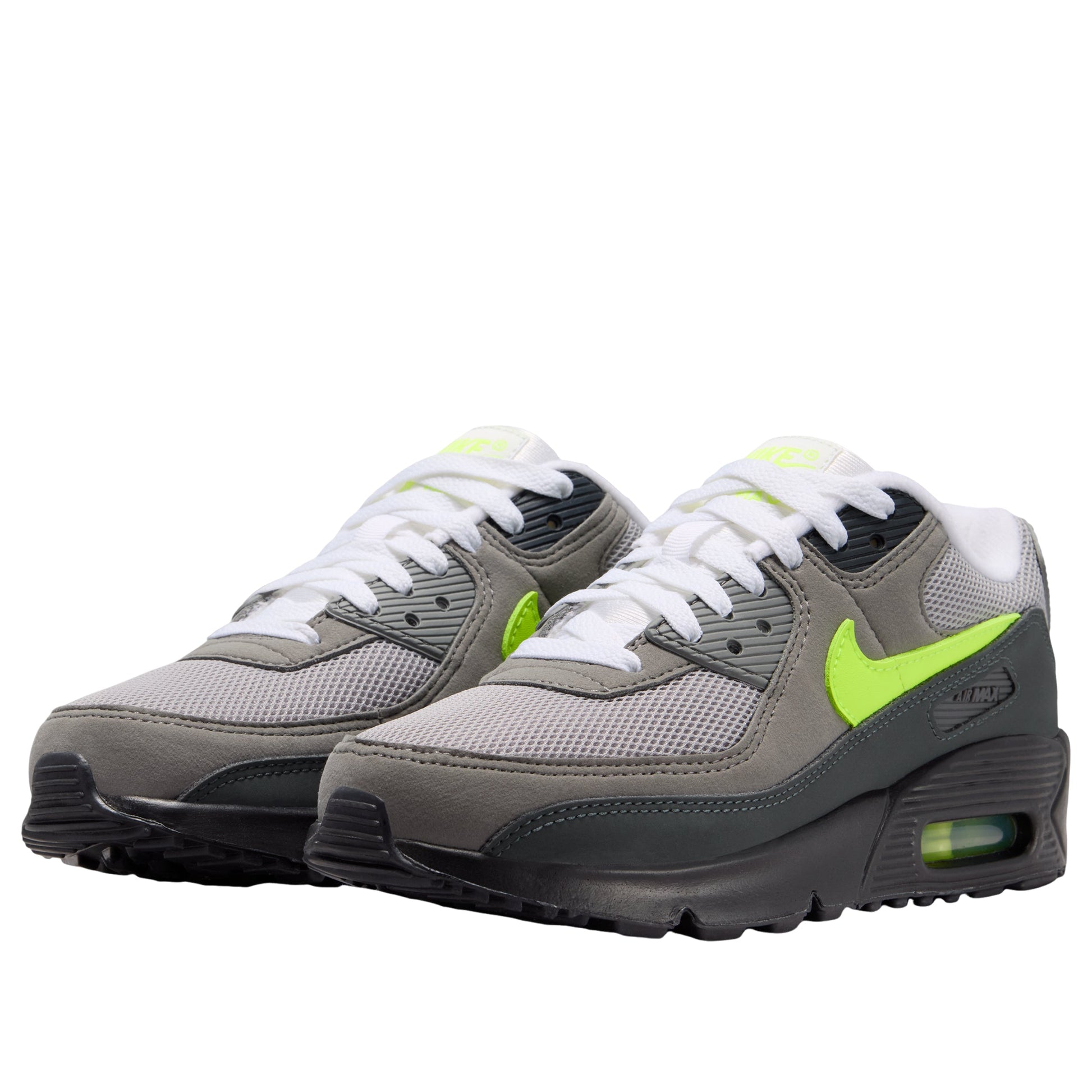 (GS) Nike Air Max 90 'Black Anthracite Neon Yellow' IQ7583-001