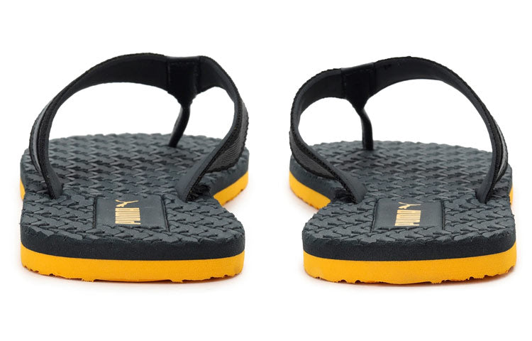 (WMNS) PUMA Flip X2 IDP Sandals Black/Yellow 380295-02