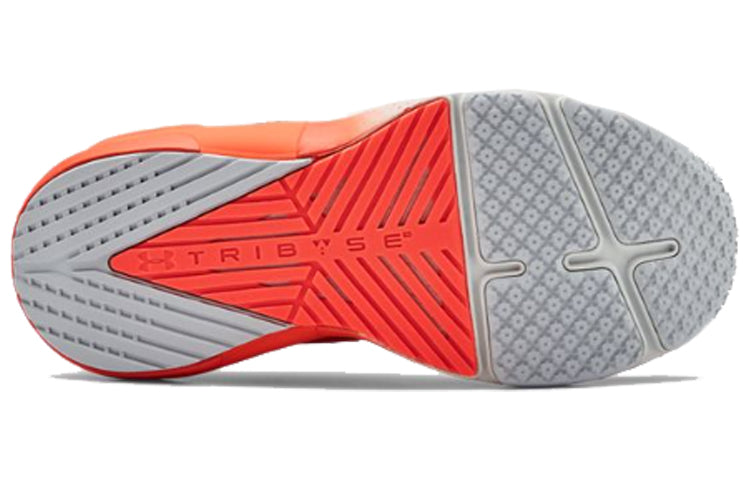 (WMNS) Under Armour Hovr Apex Running Shoes Grey/Orange 3022209-102