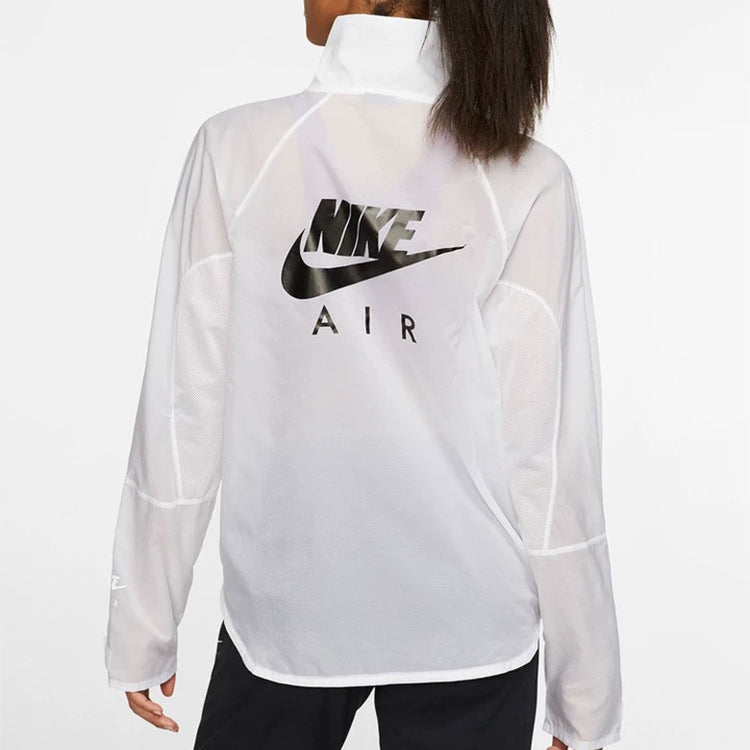 (WMNS) Nike Air Full-length zipper Cardigan Running Jacket White CJ1875-100