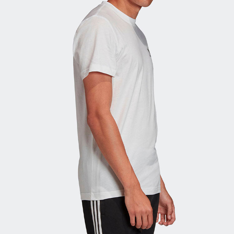 adidas originals Solid Color Logo Short Sleeve White FM3355