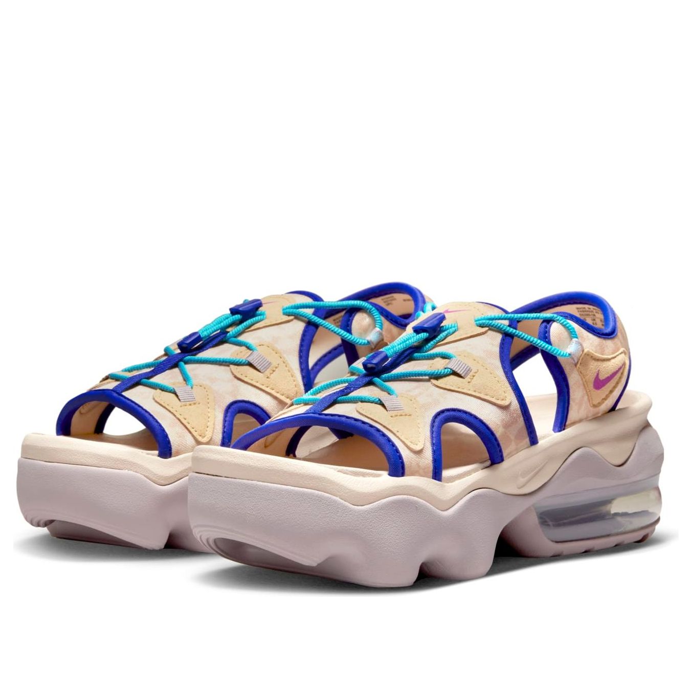 (WMNS) Nike Air Max Koko Thick Sole Casual Fashion Sports Gray Blue Sandals 'Yellow Blue' DX3285-126