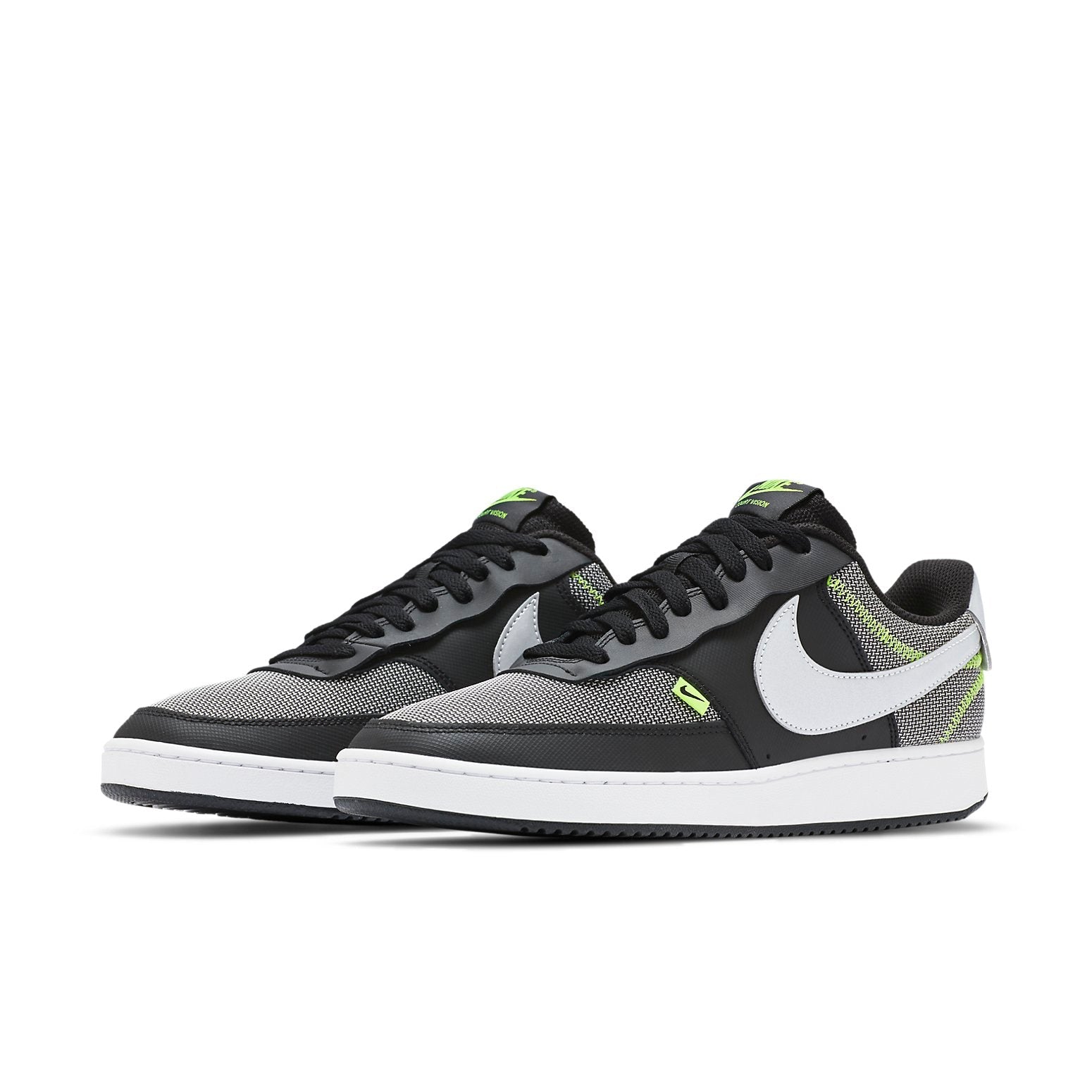 Nike Court Vision Low Premium 'Black Grey Green' CD5464-005