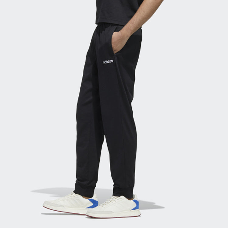 adidas M Ess Sj Jogger Lacing Sports Long Pants Black FM4346