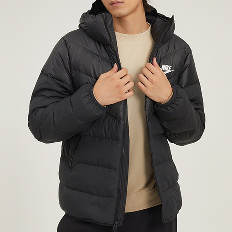 Nike hooded puffer jacket 'Black' DV0754-010