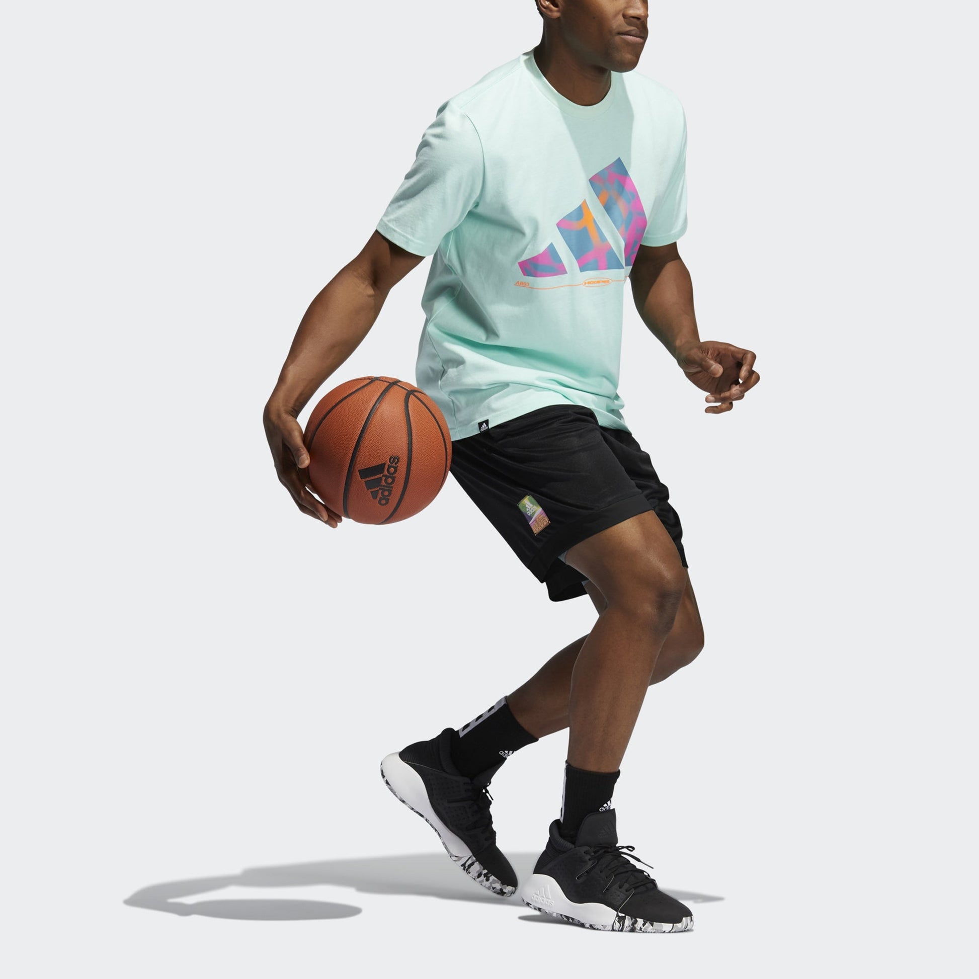 adidas Casual Basketball Sports Shorts Black GH6723
