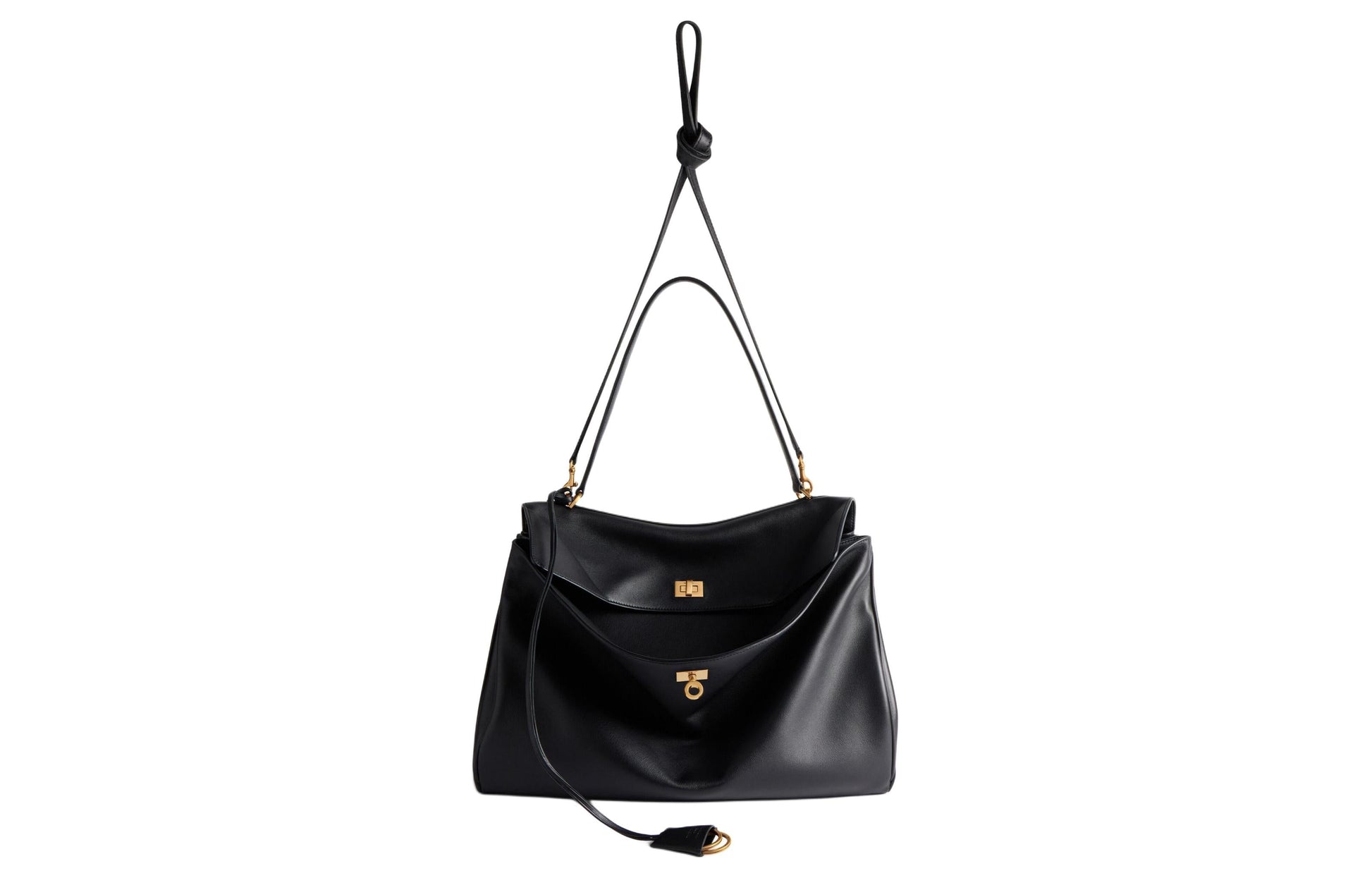 (WMNS) Balenciaga Rodeo Large Handbag 'Black' 7897442AA4V1000