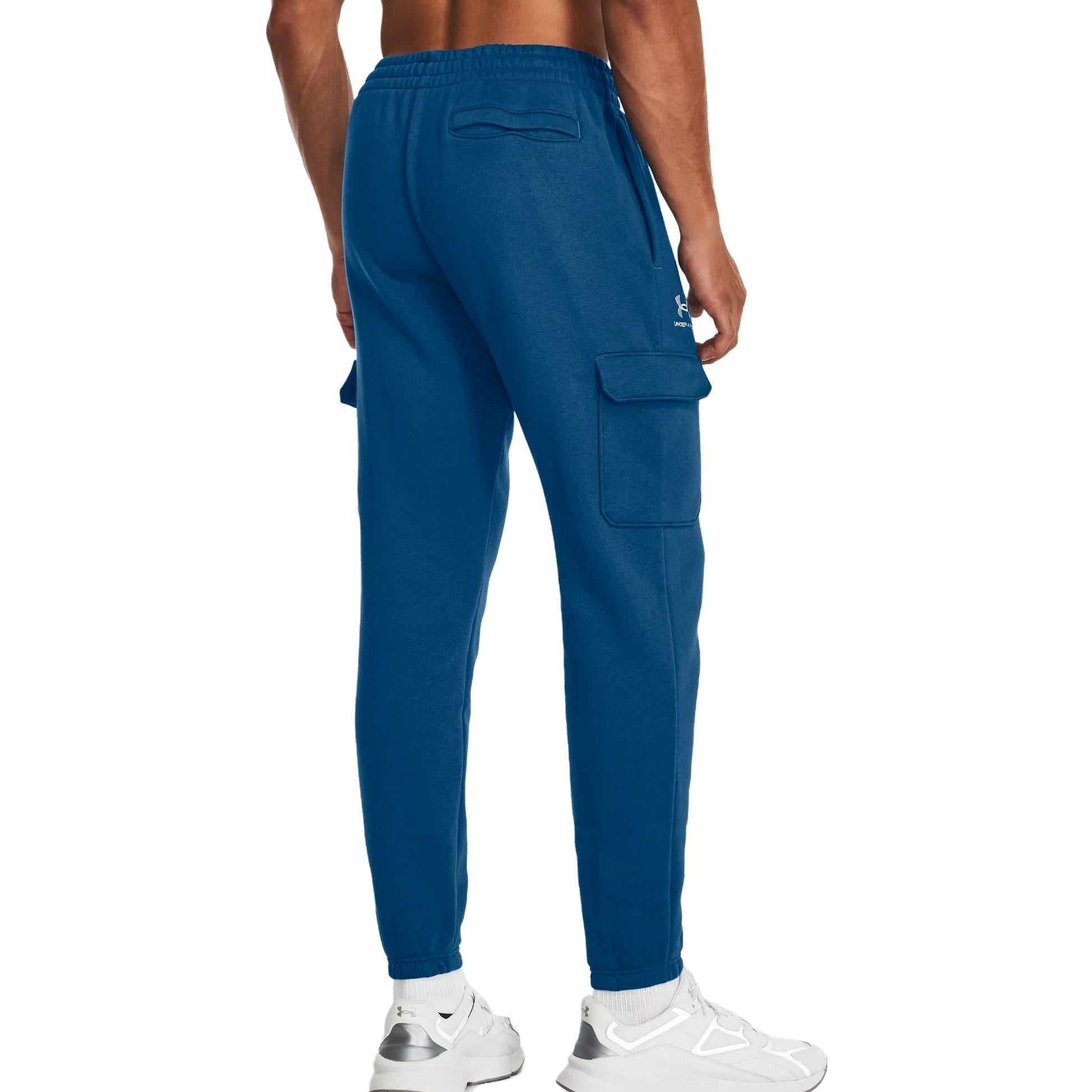 Under Armour Essential Fleece Cargo Pants 'Blue' 1380376-426