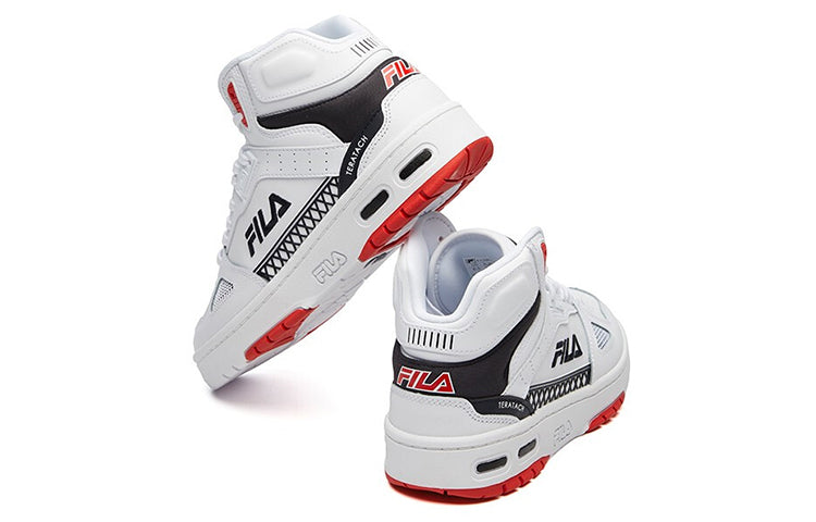 (WMNS) FILA Teratach High-Top White/Red/Black F12W111211FWN