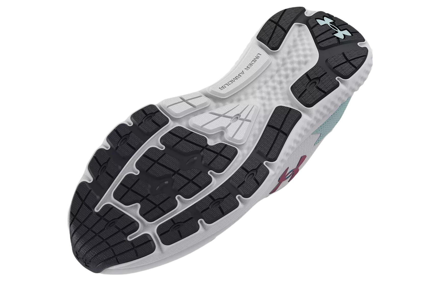 (WMNS) Under Armour Charged Rogue 3 Storm 'Halo Grey Fuse Teal' 3025524-100