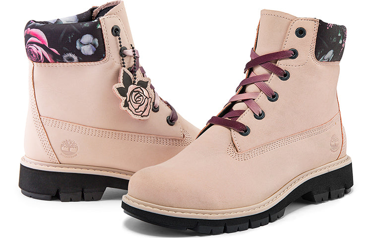 (WMNS) Timberland Lucia Way 6 Inch Charm Waterproof Boot 'Light Pink Nubuck' A2HXBW