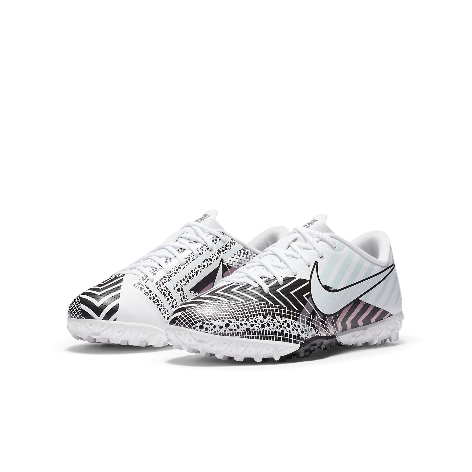 (GS) Nike Jr. Mercurial Vapor 13 Academy MDS TF Turf Sport Shoes K Black/White CJ1178-110
