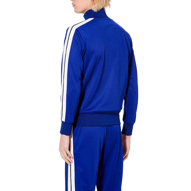 Men's PALM ANGELS Track Jacket Retro Sports Blue PMBD001E193840023001