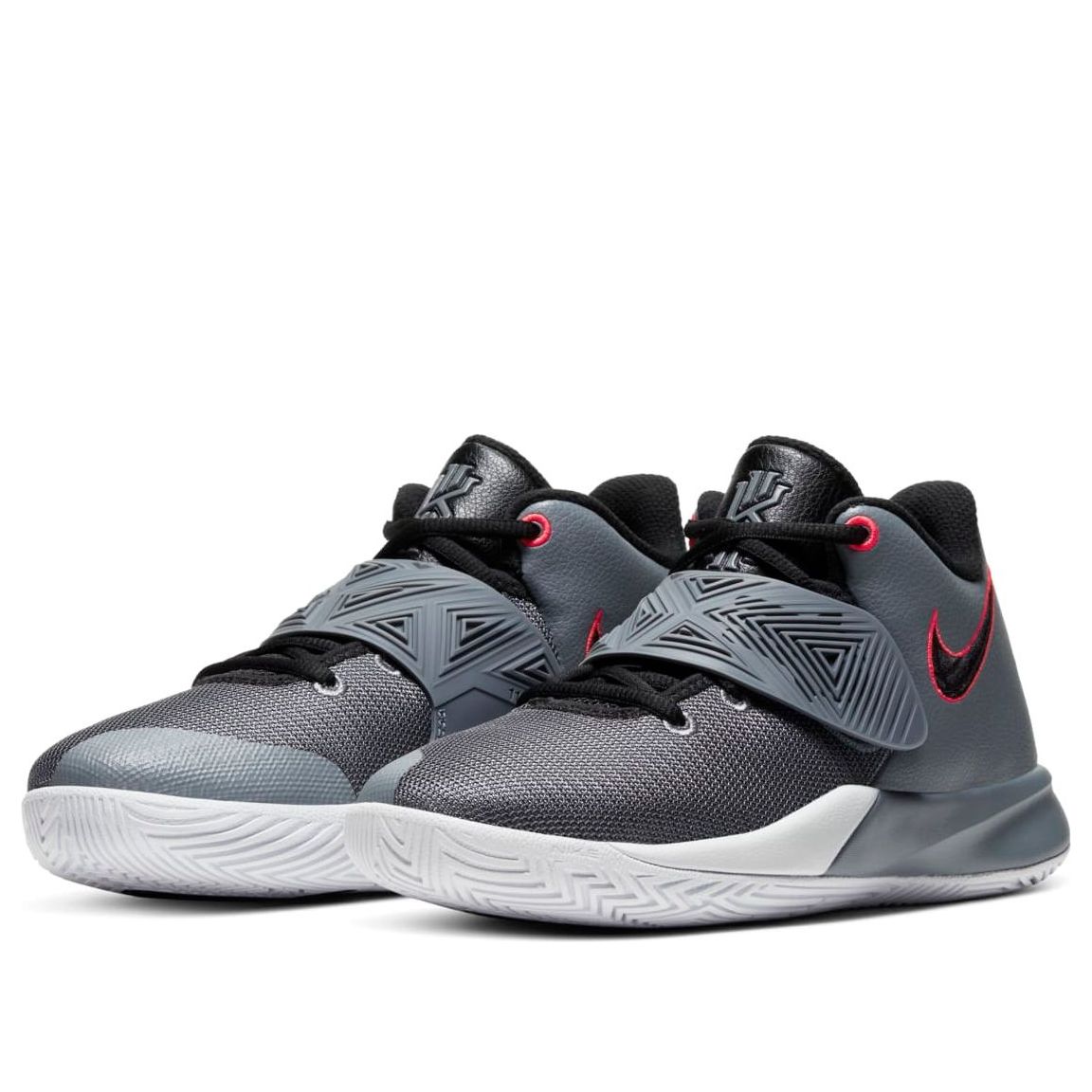 (GS) Nike Kyrie Flytrap 3 'Cool Grey Bright Crimson' BQ5620-004